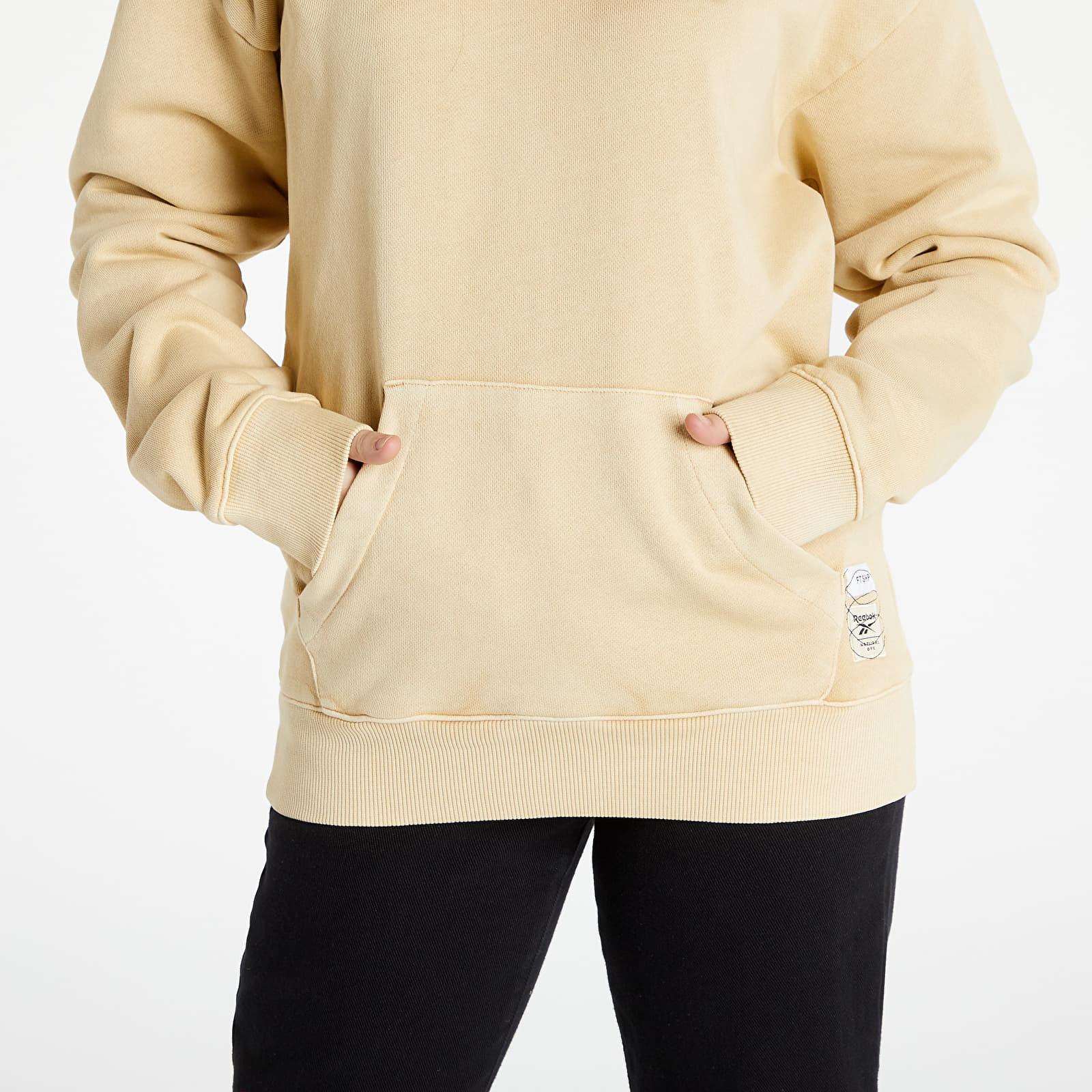 Bluzy Footshop 10 Years meets Reebok Classics Natural Dye Hoodie Yellow