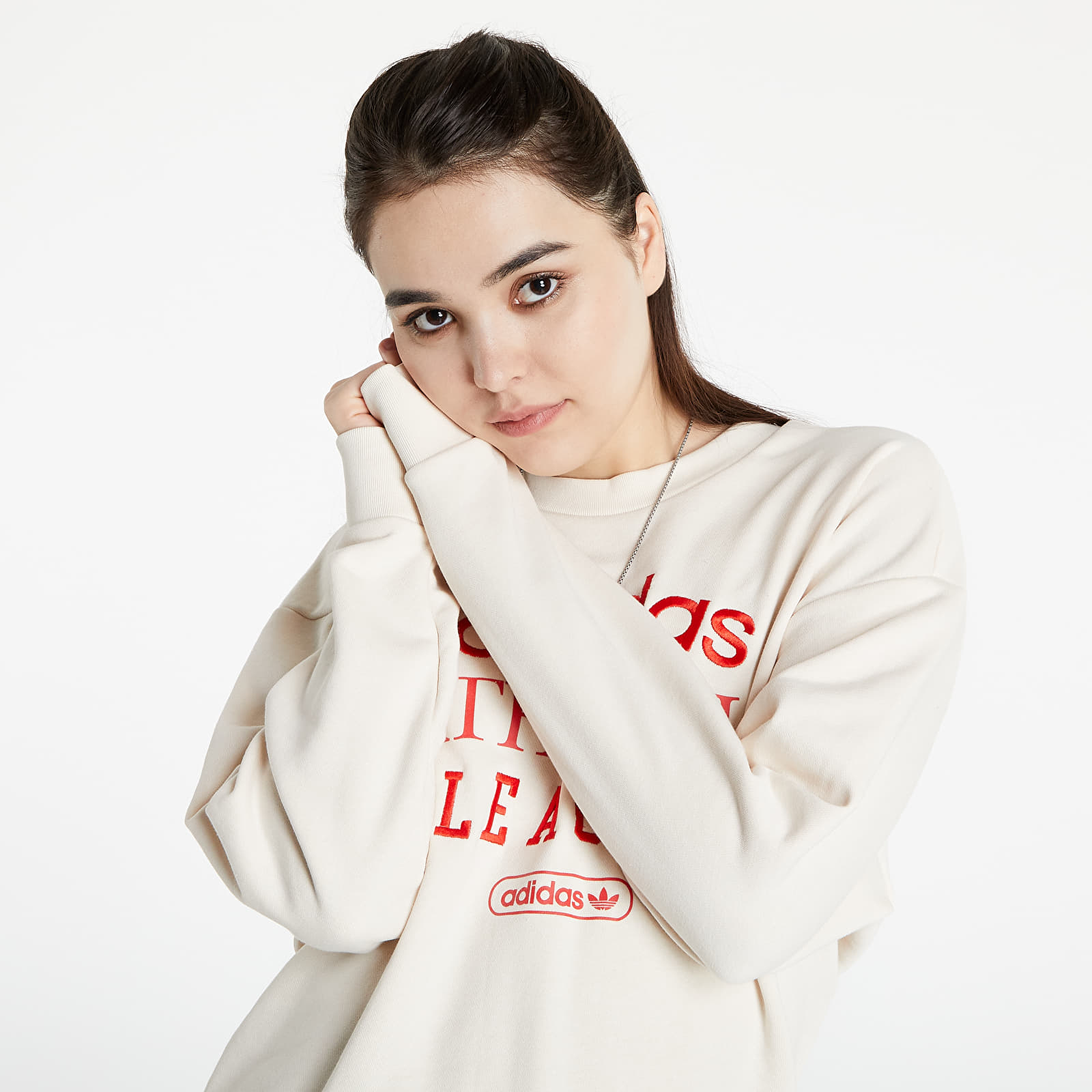 Mikiny a svetre adidas Originals Crewneck Wonder White