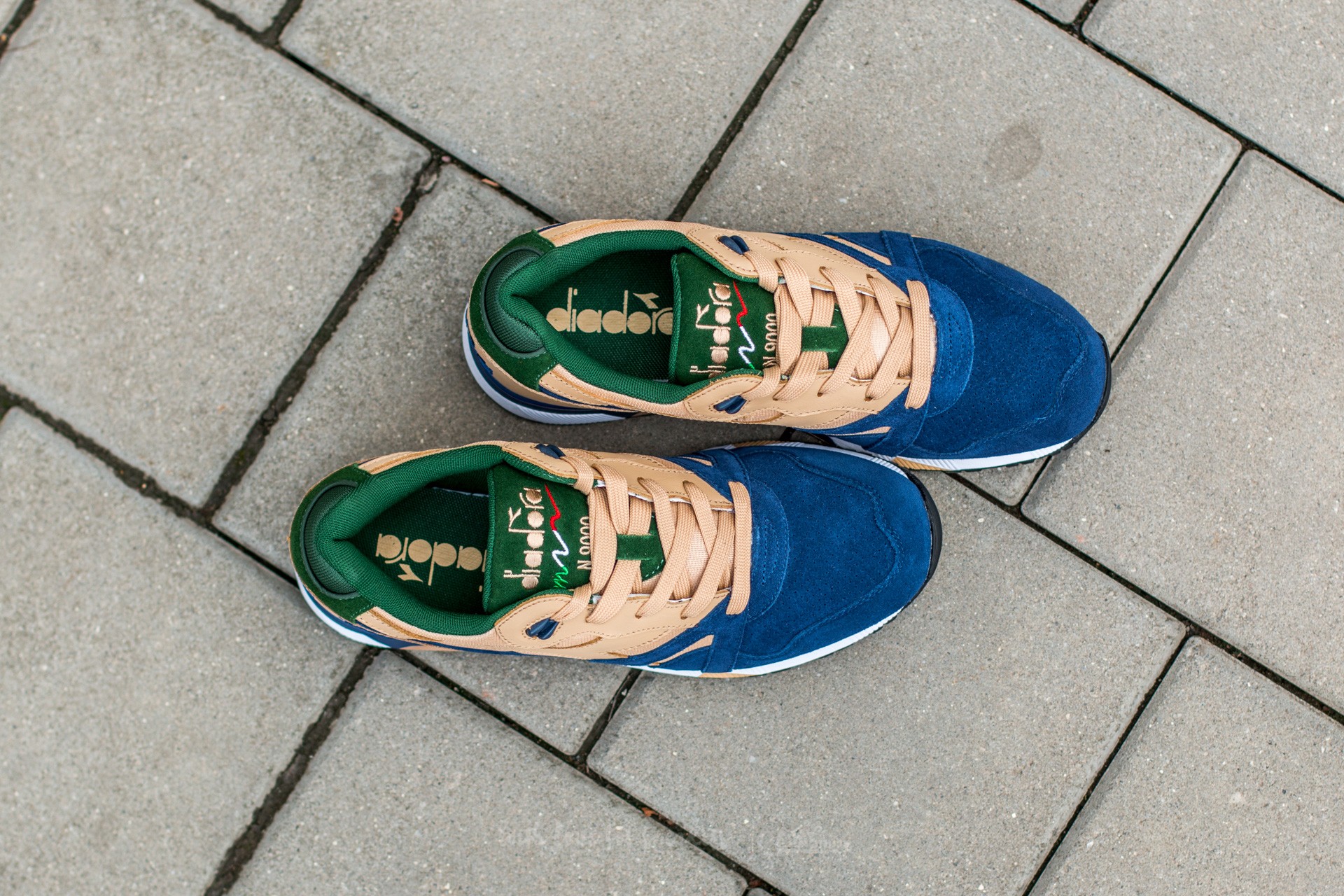 Buty męskie Diadora N9000 Double L Sand/ Estate Blue/ Greener