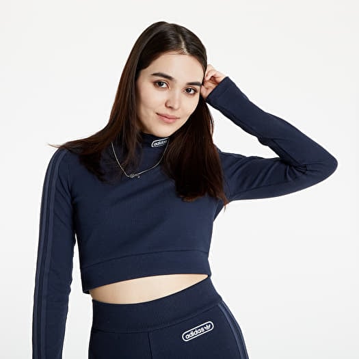 adidas Cropped Ls Hn Tee Legend Ink Footshop