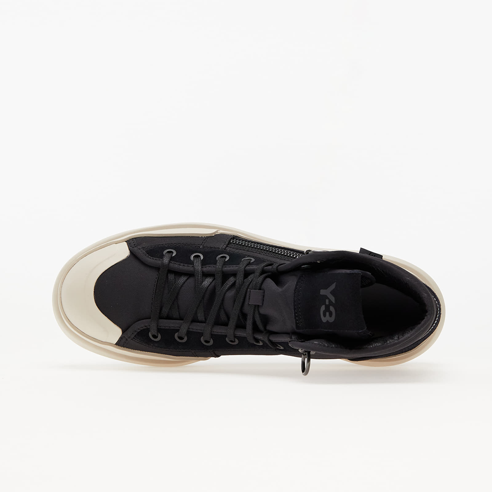 Încălțăminte și sneakerși pentru bărbați Y-3 Ajatu Court High Black/ Black/ Clear Brown