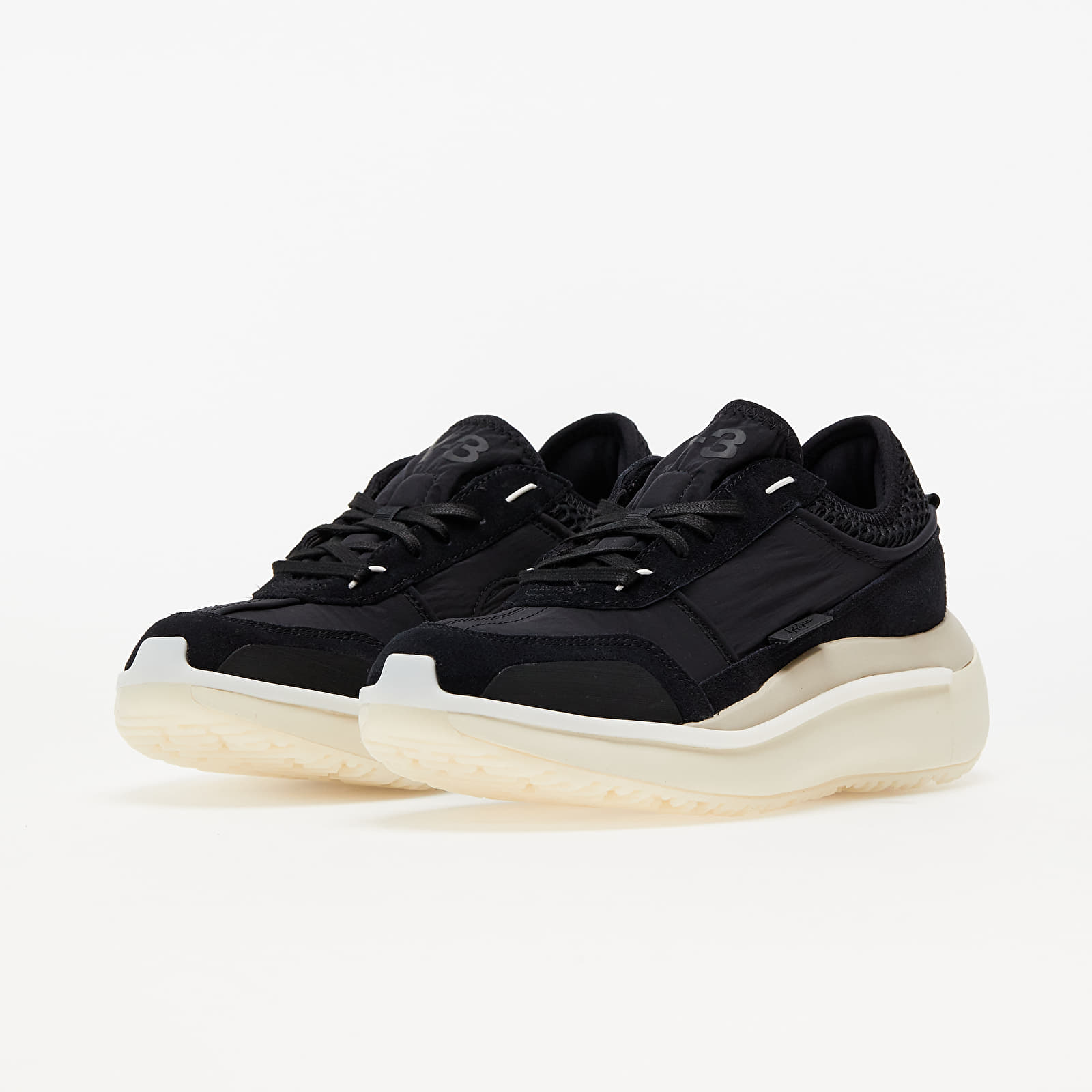 Scarpe uomo Y-3 Ajatu Run Black/ Clear Brown/ Cream White