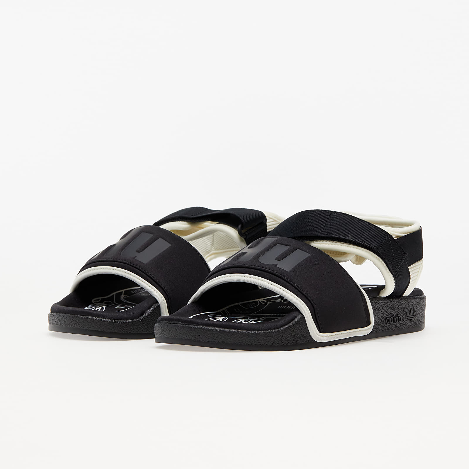 Încălțăminte și sneakerși pentru bărbați adidas x Pharrell Williams Adilette 2.0 Core Black/ Off White/ Core Black