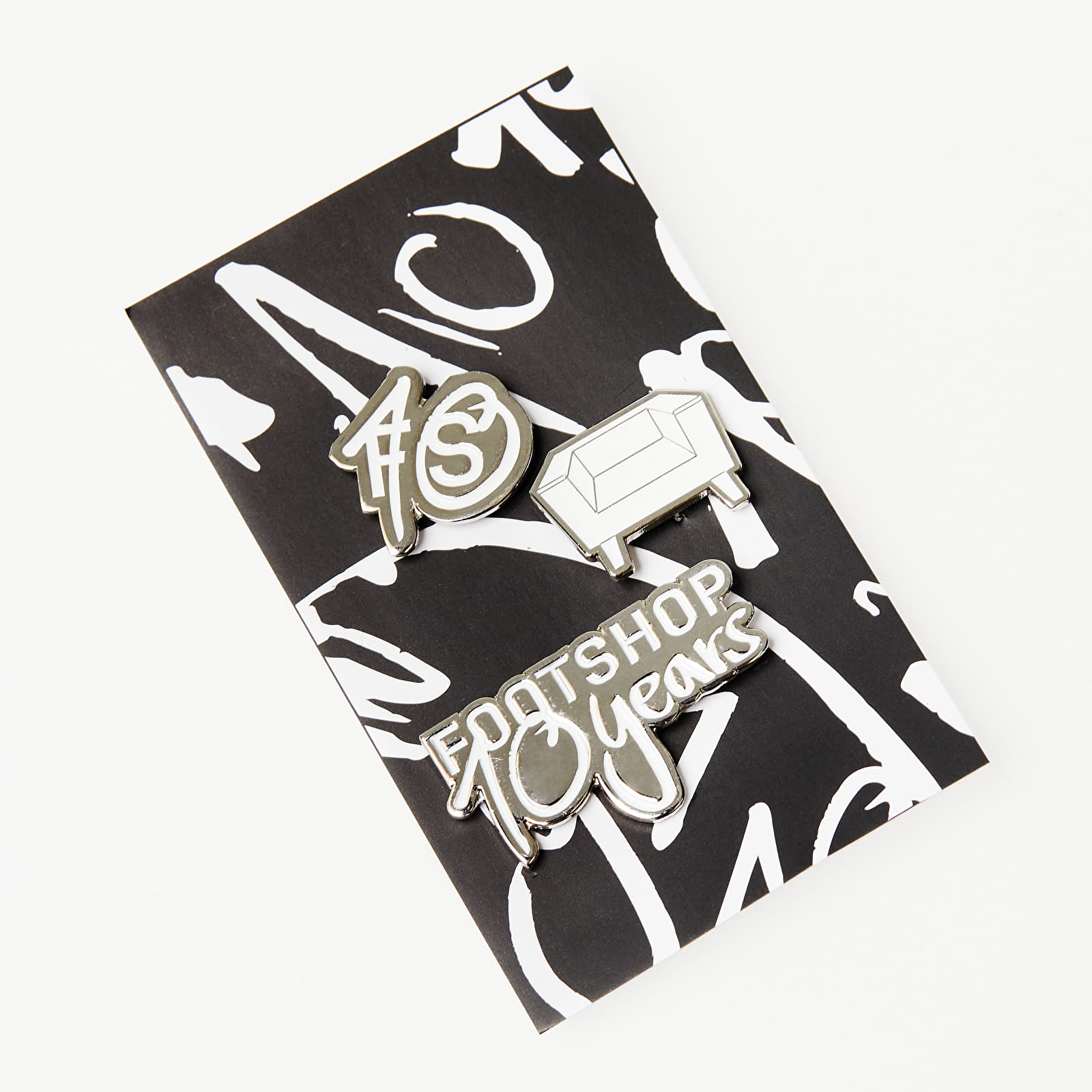 Egyéb kiegészítők FTSHP 10th Anniversary Pin Silver/ White