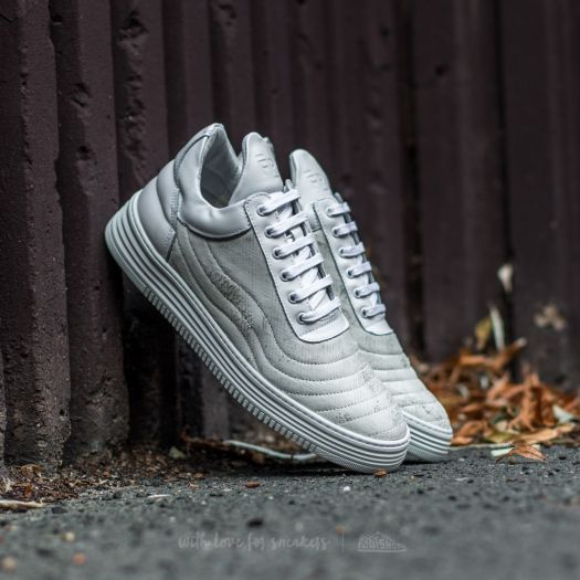 Herren Sneaker und Schuhe Filling Pieces Low Top Quilted Hairy White Footshop