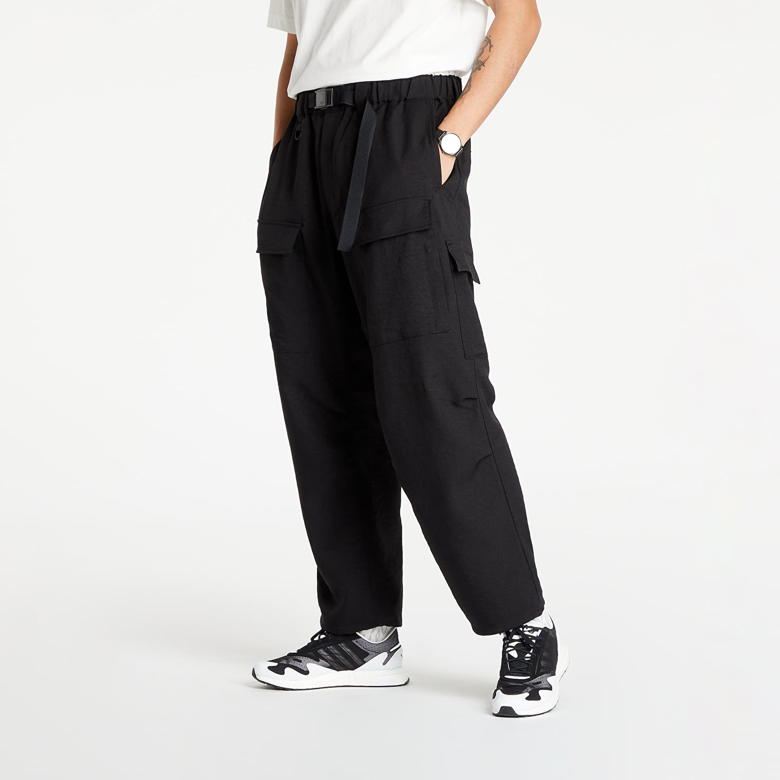 Pantaloni și blugi Y-3 M Cl Sport Uniform Cargo Pants Black