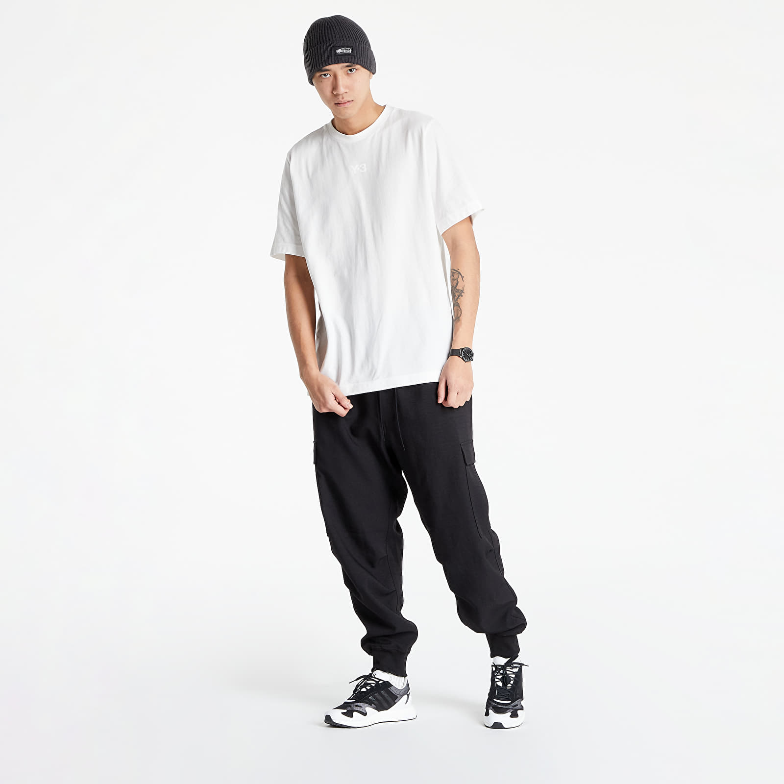 Nohavice Y-3 M Cl Sport Uni Cuffed Cargo Pant Black