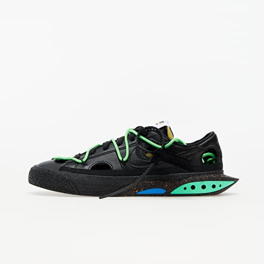 Men s shoes Nike x Off White Blazer Low 77 Black Black Electro