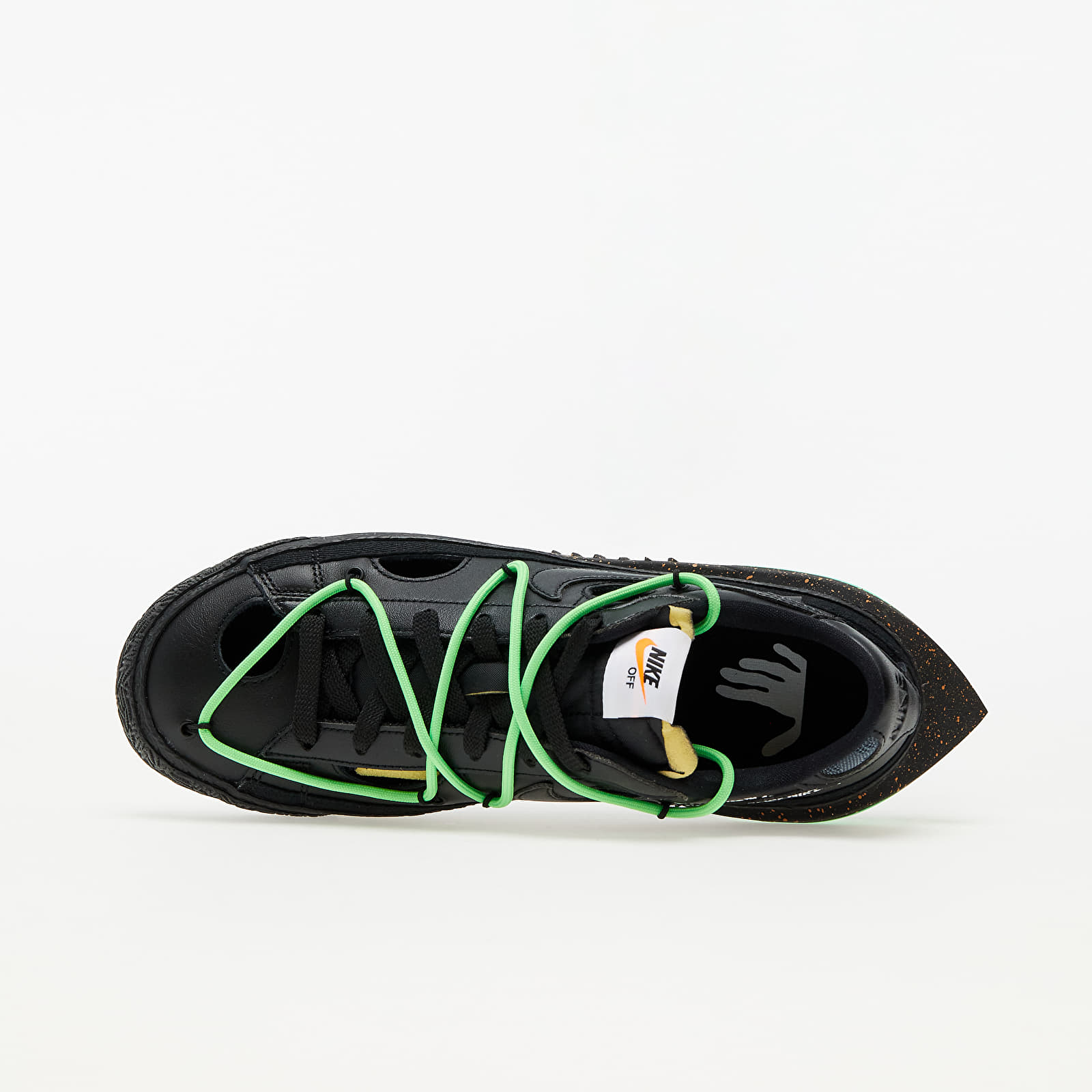 Férfi cipők Nike x Off-White Blazer Low '77 Black/ Black-Electro Green