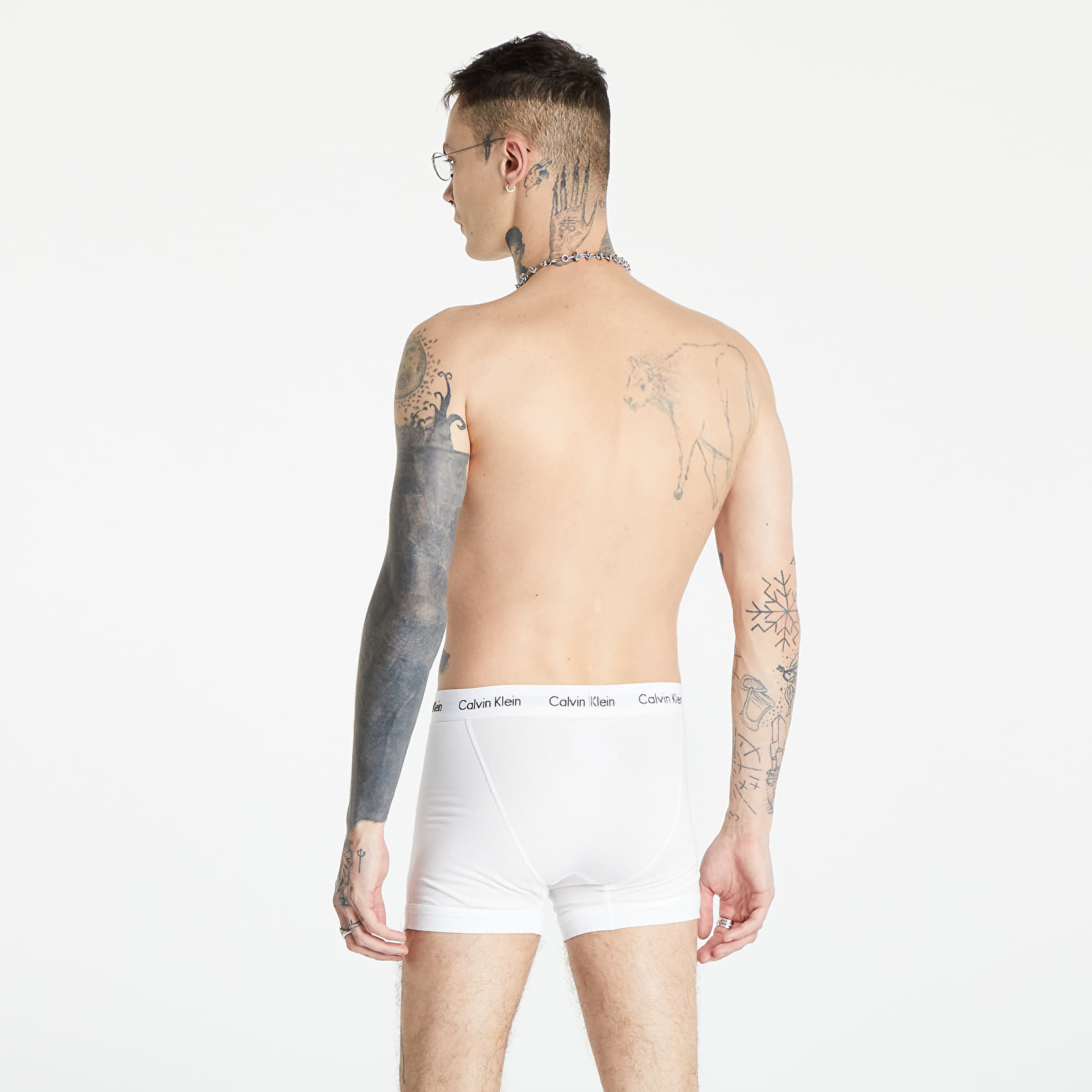 Boksershorts Calvin Klein 3-Pack Trunks White