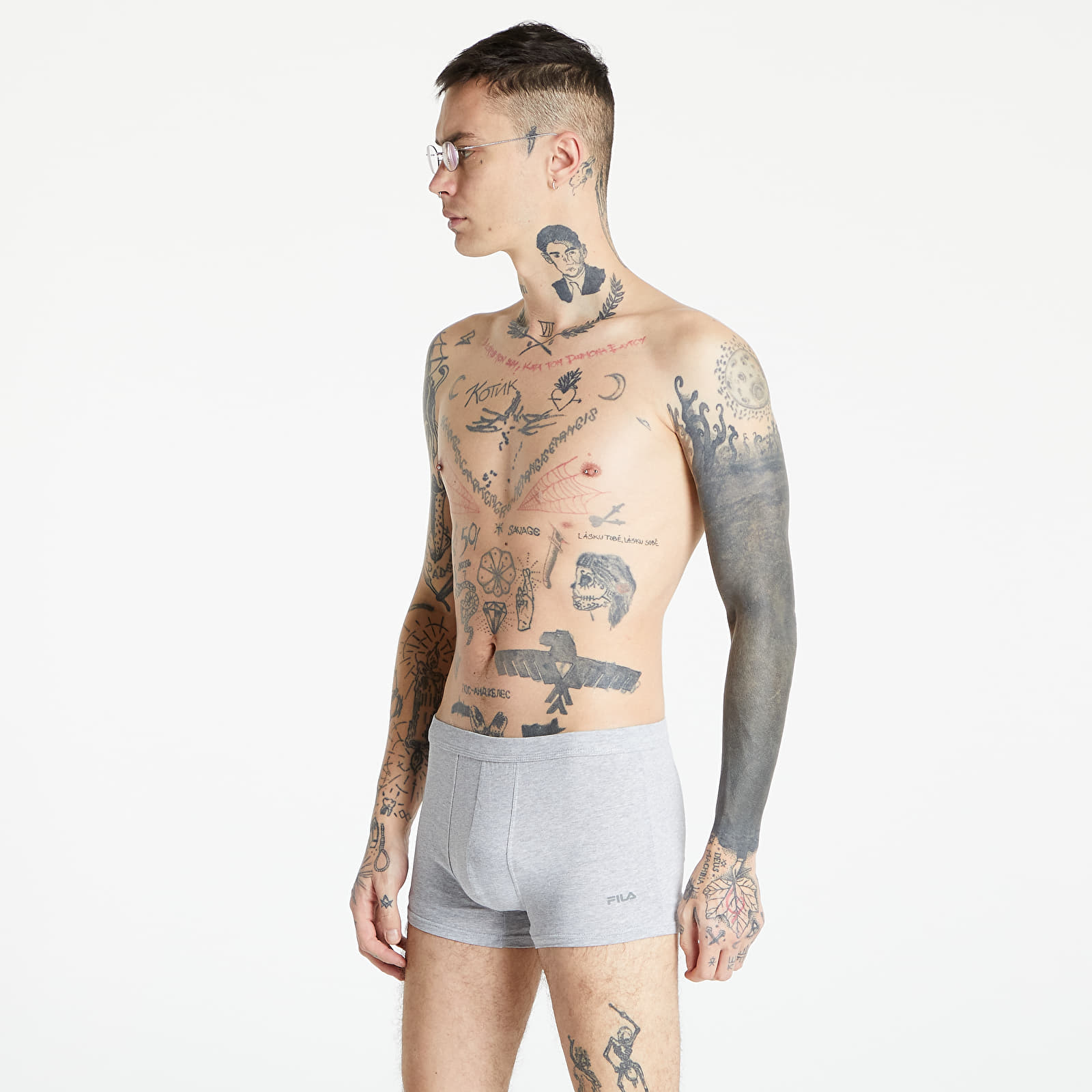 Boxerky FILA Man Boxers Grey