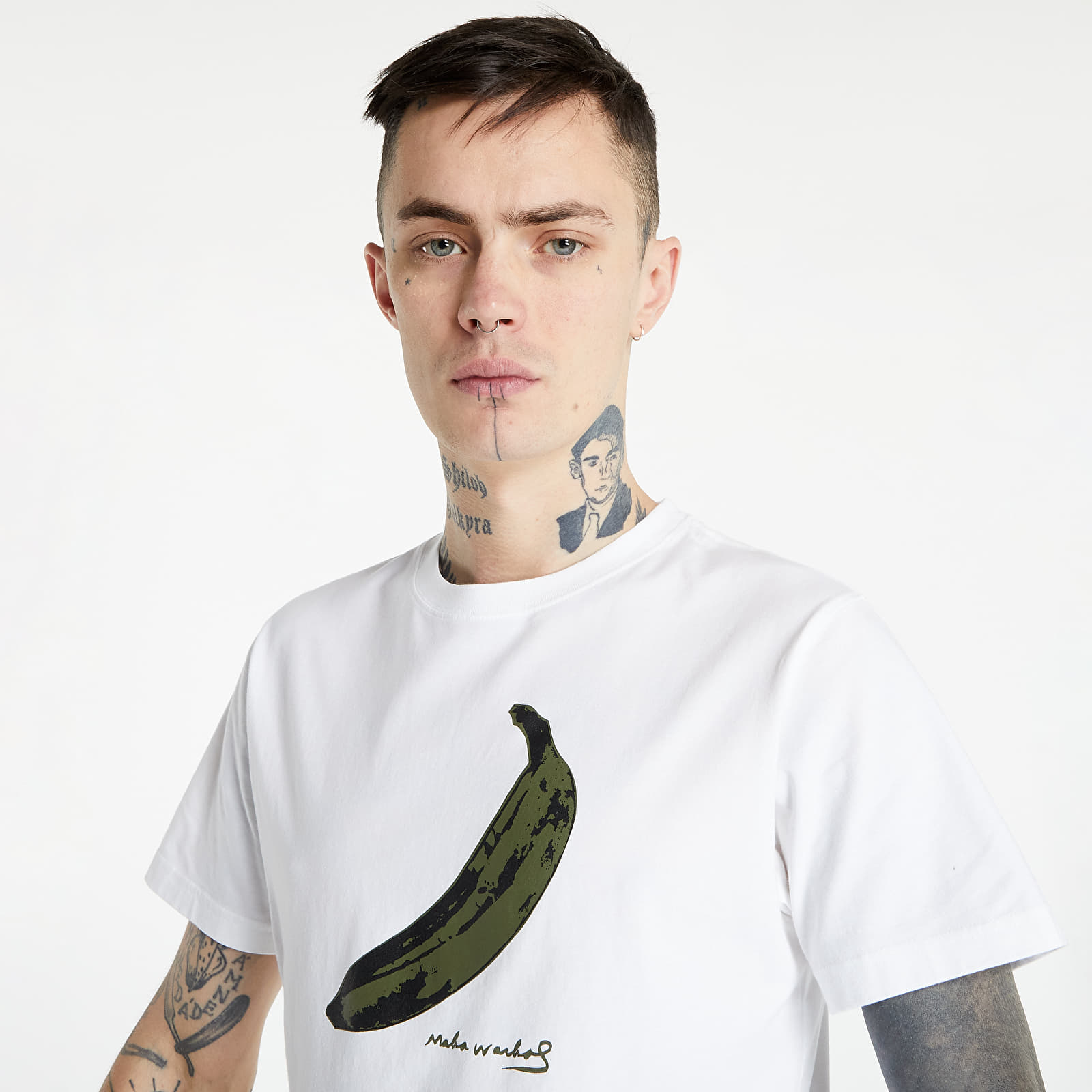 Tričká maharishi OG-107 Banana T-Shirt White