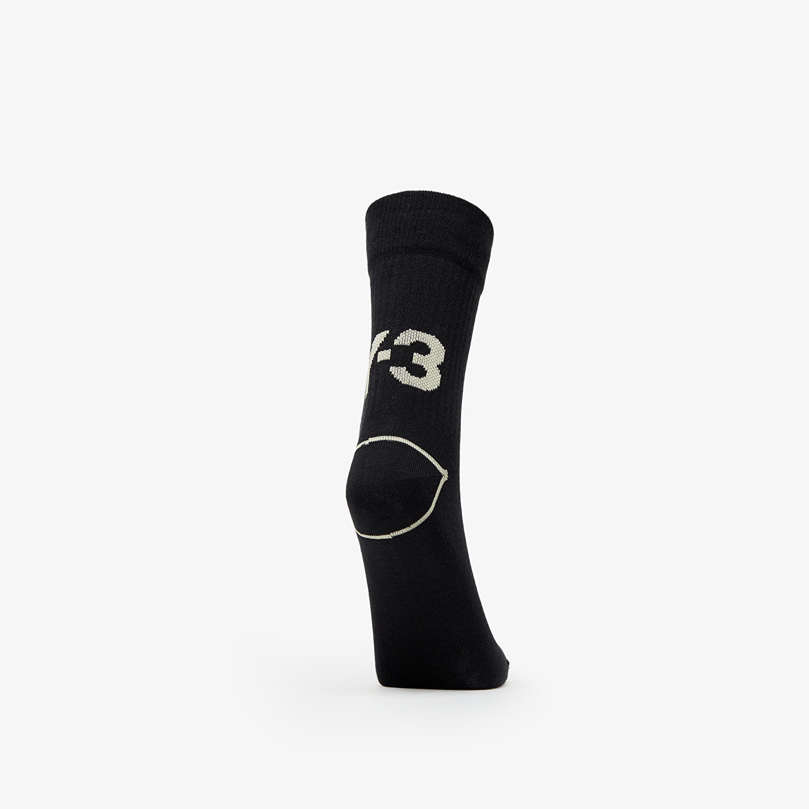 Șosete Y-3 T Socks Hi Black/ Easy Yellow