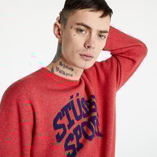 Sweaters St ssy Sport Sweater Red Footshop