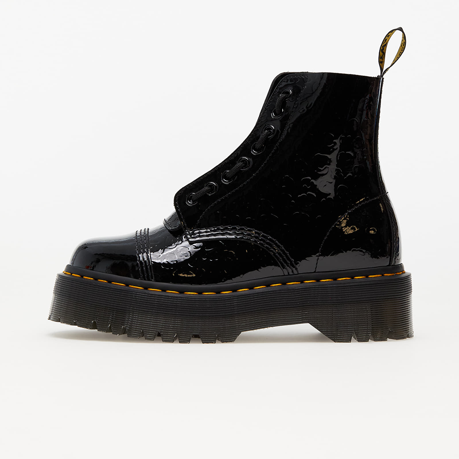 Moteriška avalynė Dr. Martens Sinclair Black Patent Lamper Leopard Emboss