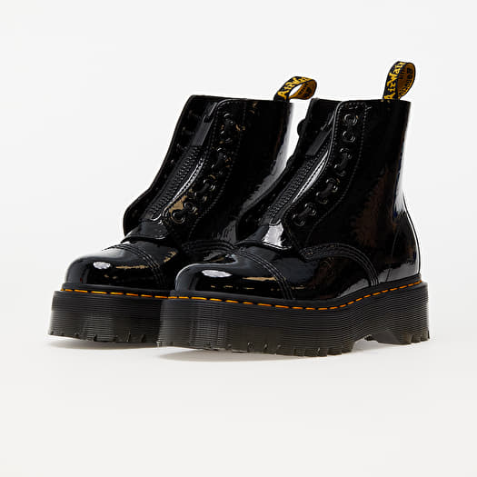 Women s shoes Dr. Martens Sinclair Black Patent Lamper Leopard