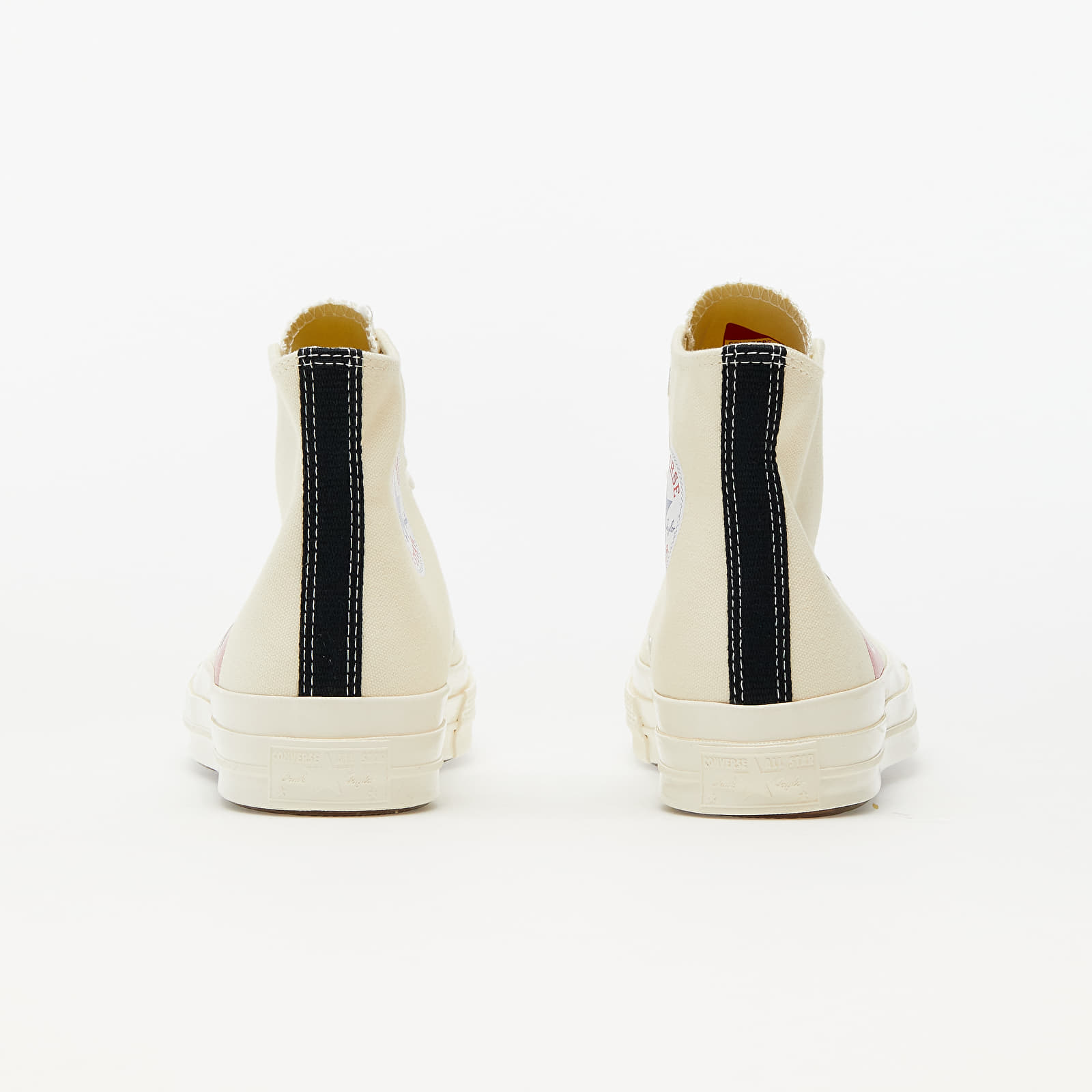 Zapatillas Hombre Converse x Comme des Garcons PLAY Chuck 70 Hi Milk/ White/ High Risk Red