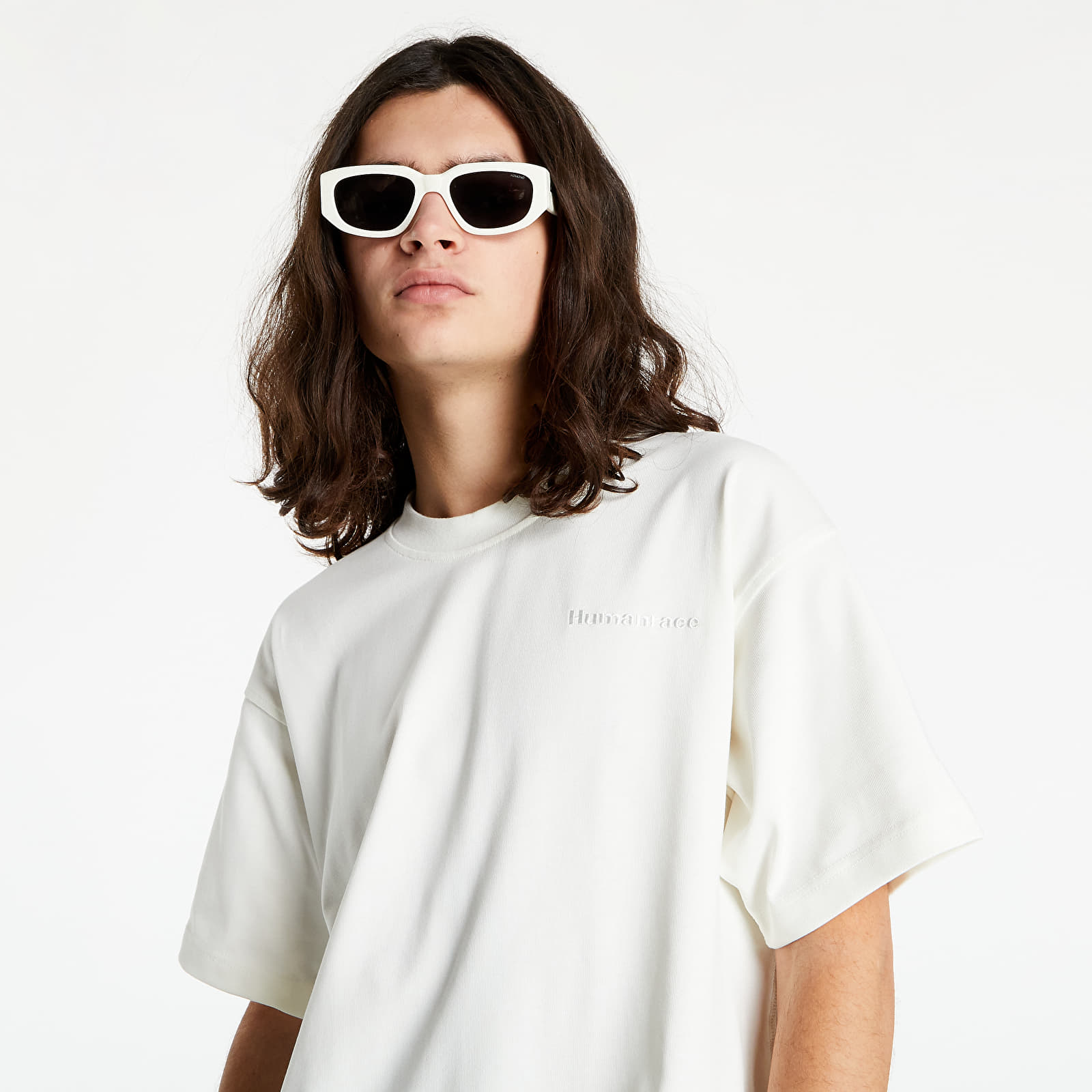 T-shirts adidas x Pharrell Williams Basics Shirt UNISEX Off White