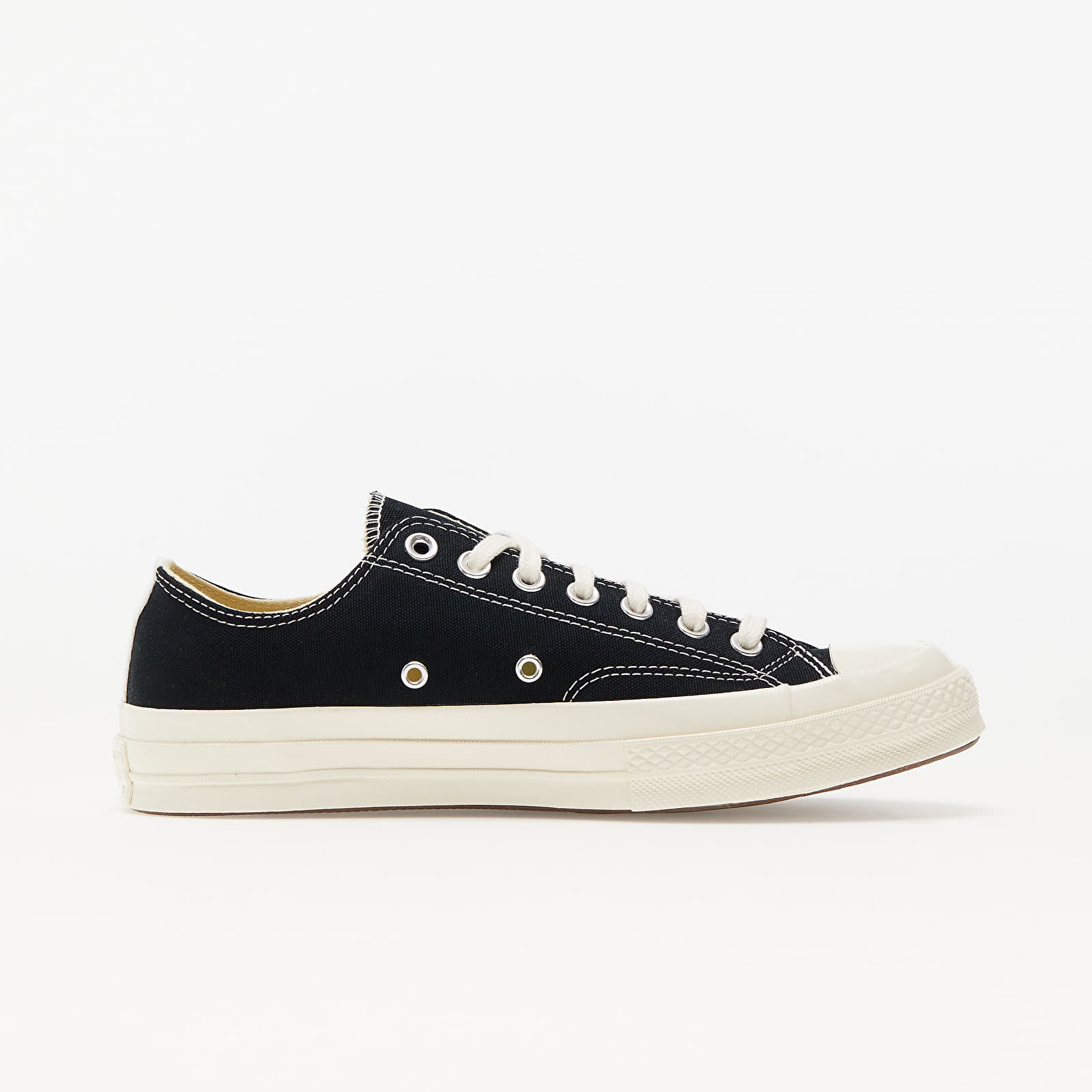Férfi cipők Converse x Comme des Garcons PLAY Chuck 70 Black/ White/ High Risk Red