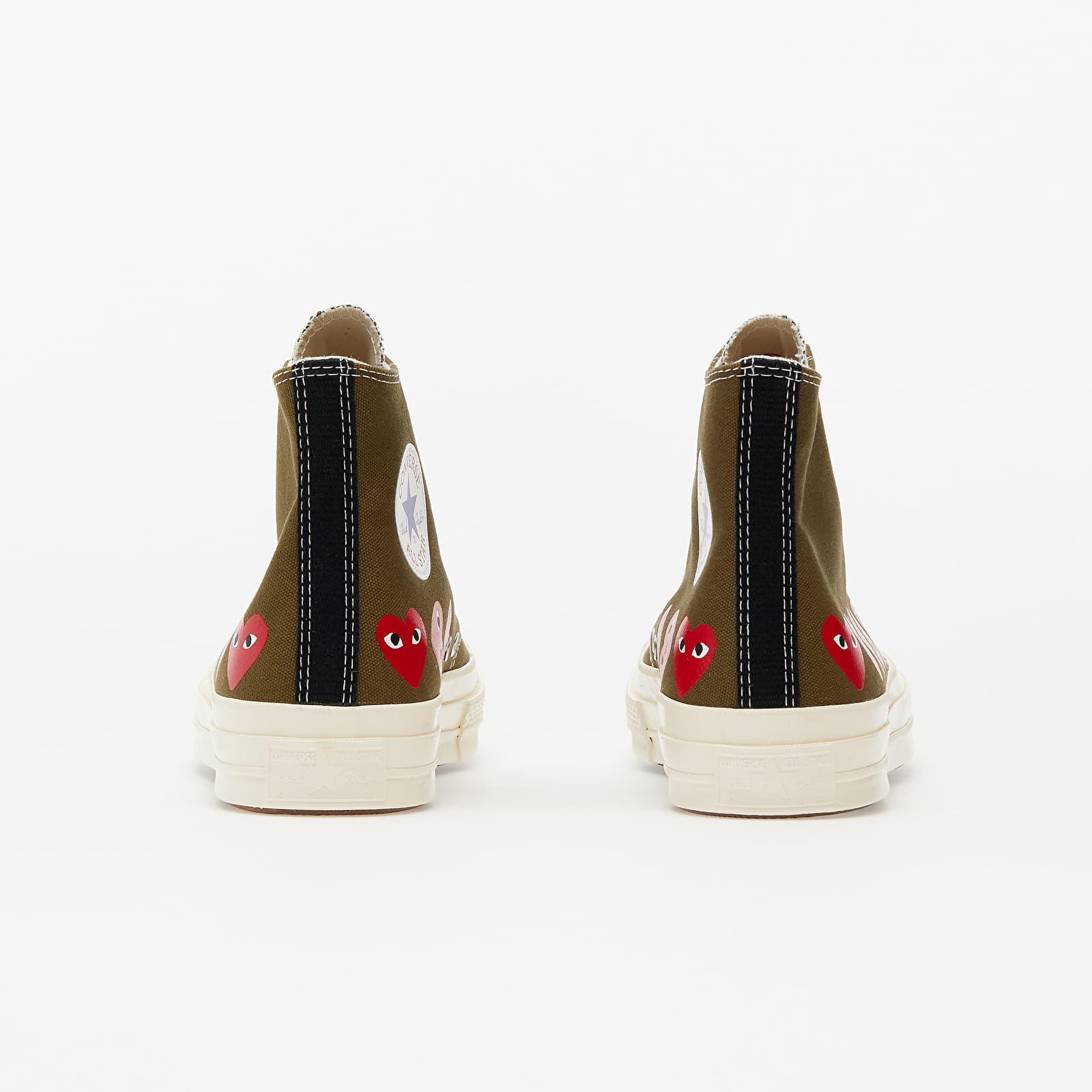 Herenschoenen Converse x Comme des Garcons PLAY Chuck 70 Fir Green/ Egret/ High Risk Red