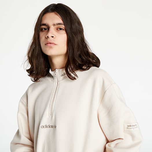 adidas Trefoil Linear Quarter Zip Sweatshirt