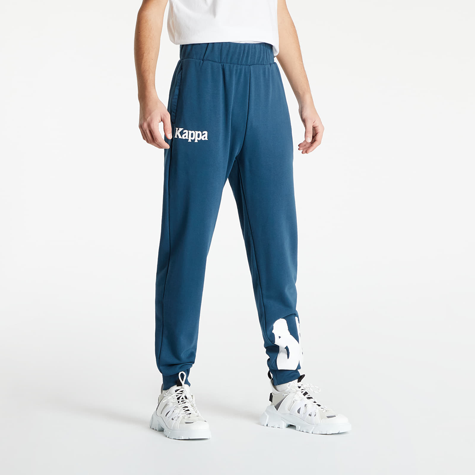 Pants and jeans Kappa Authentic Fenty Sport Trousers Blue Dk/ White