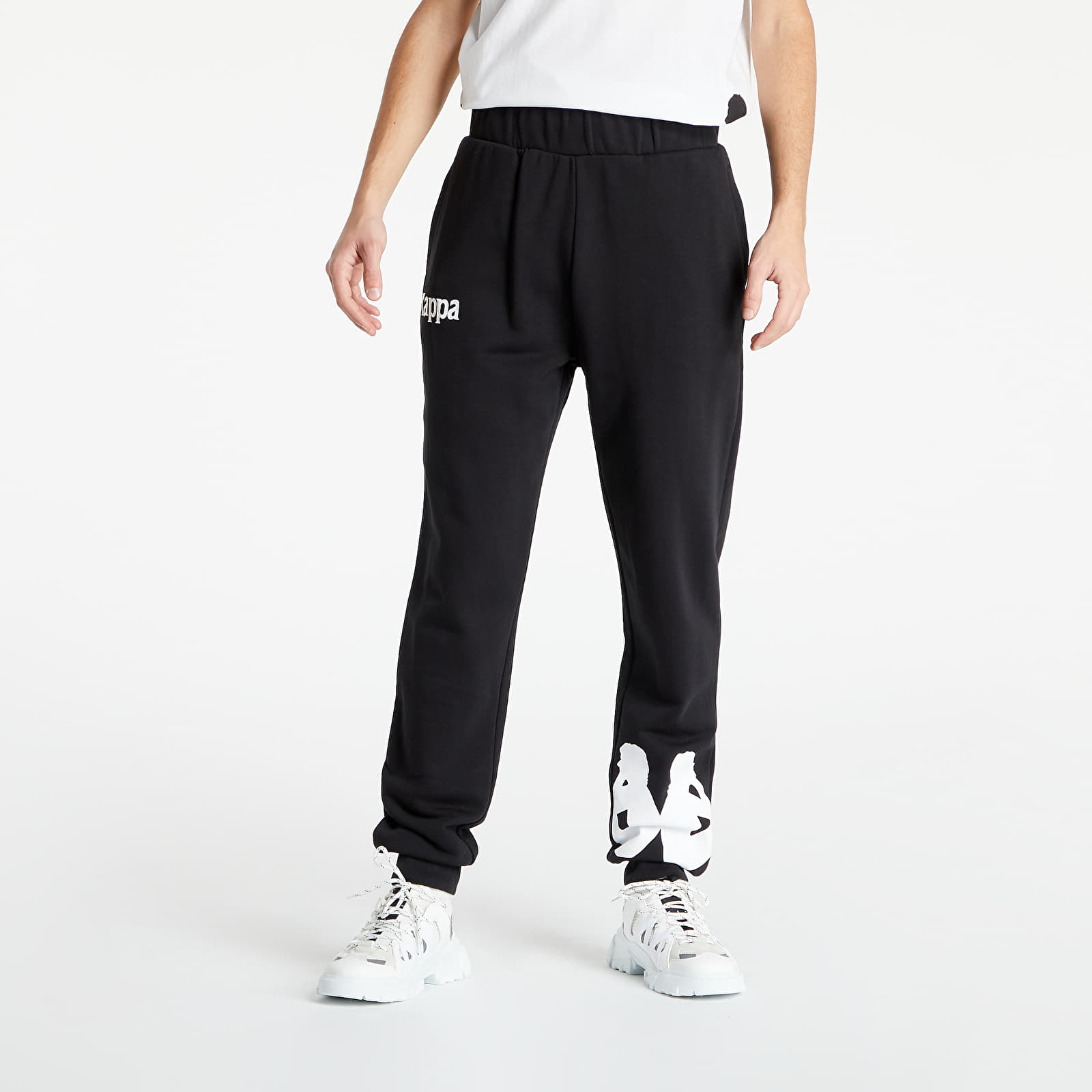 Hosen und Jeans Kappa Authentic Fenty Sport Trousers Black/ White