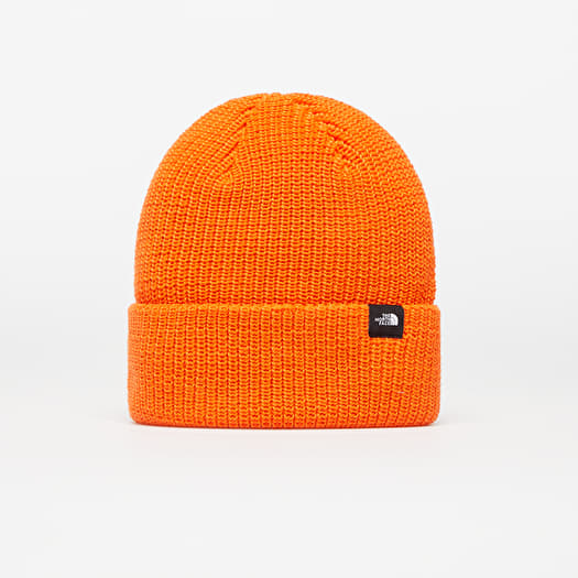 Hats The North Face TNF Fisherman Beanie Red Orange Footshop
