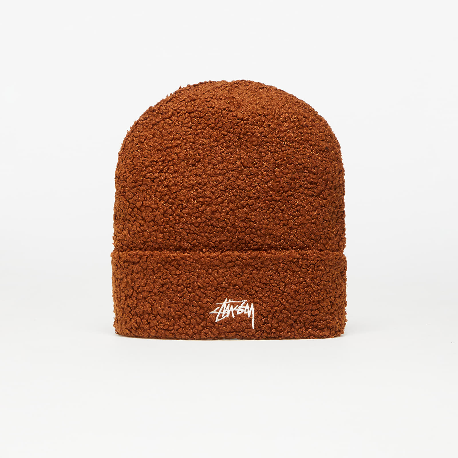Hats Stussy Boucle Fleece Beanie Brick Footshop