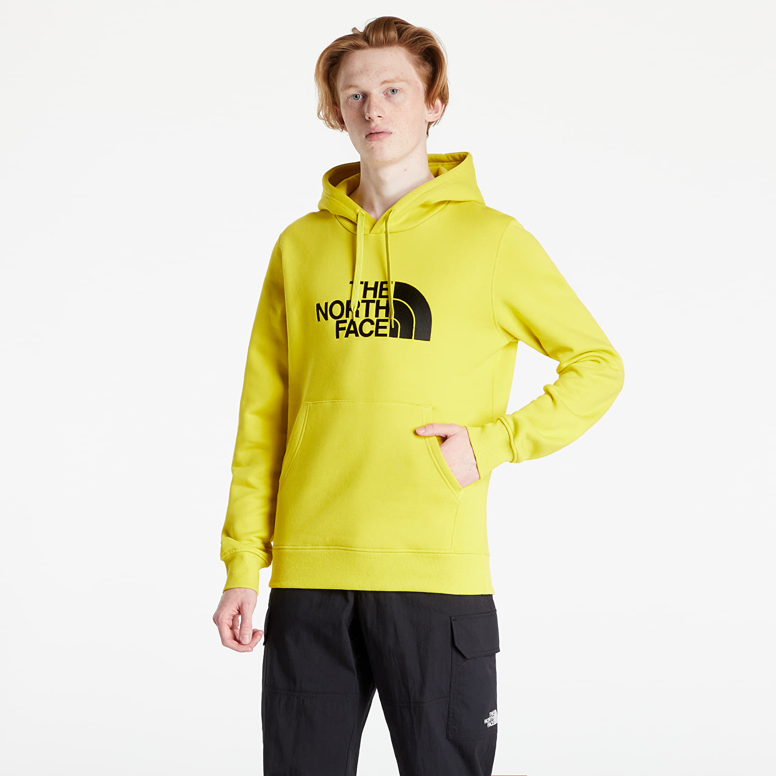 The north top face hoodie yellow