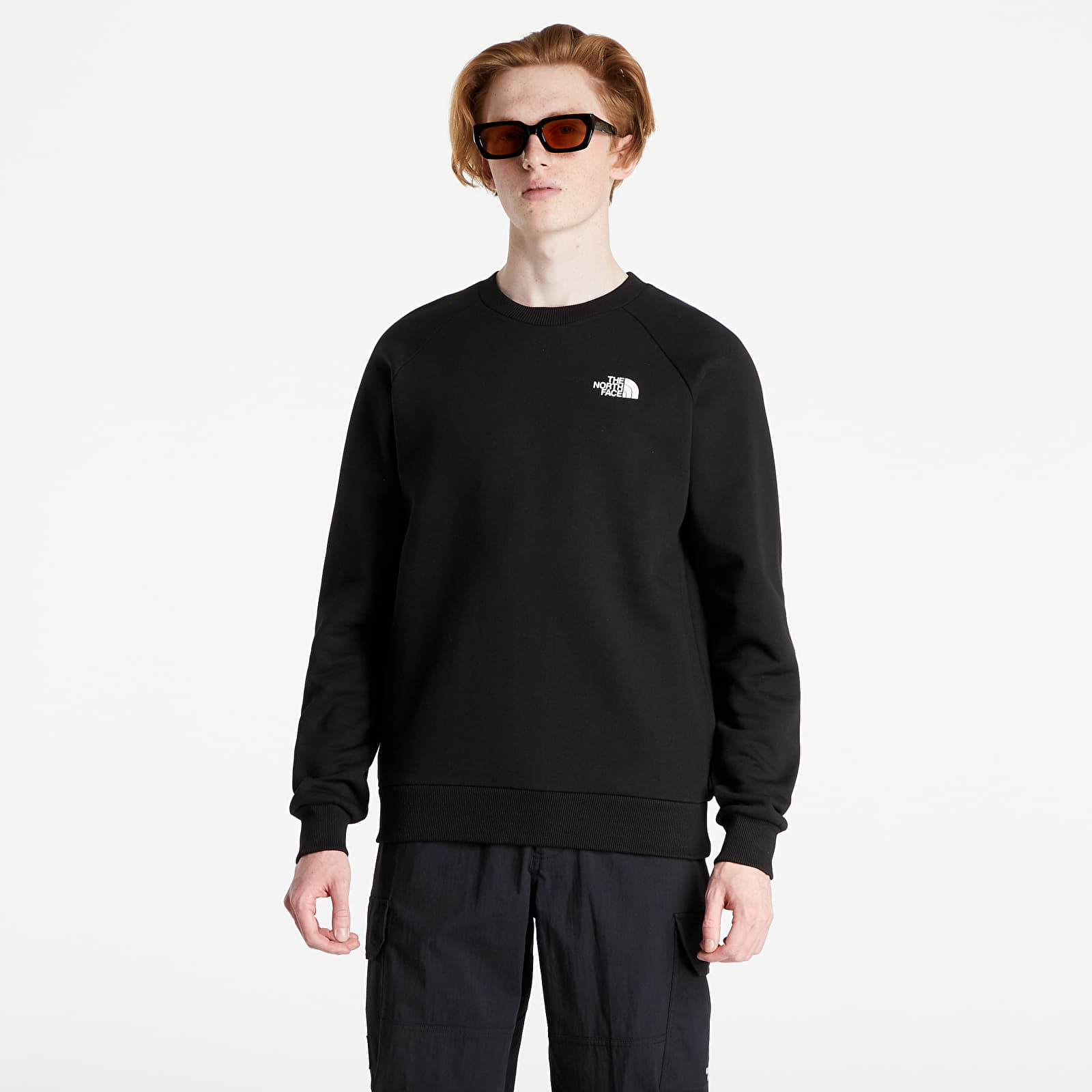 Hoodies and sweatshirts The North Face M Rag Redbox Crewneck Tnf Black