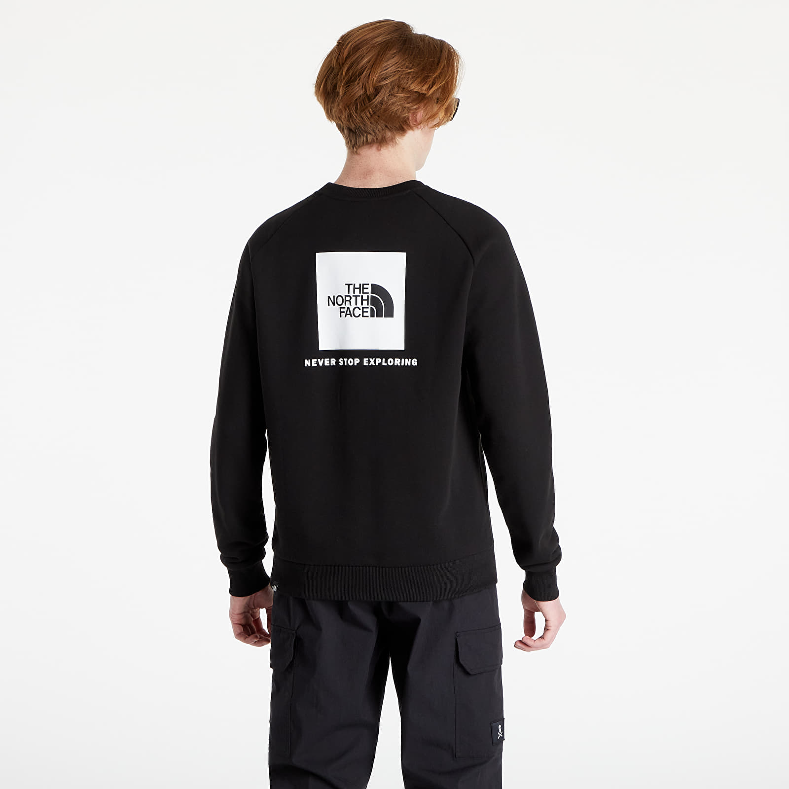 Hoodies and sweatshirts The North Face M Rag Redbox Crewneck Tnf Black