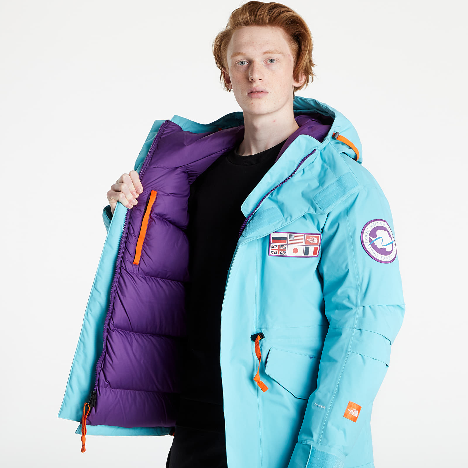 Jackets The North Face Tae Exped Parka Transantarctic Blue