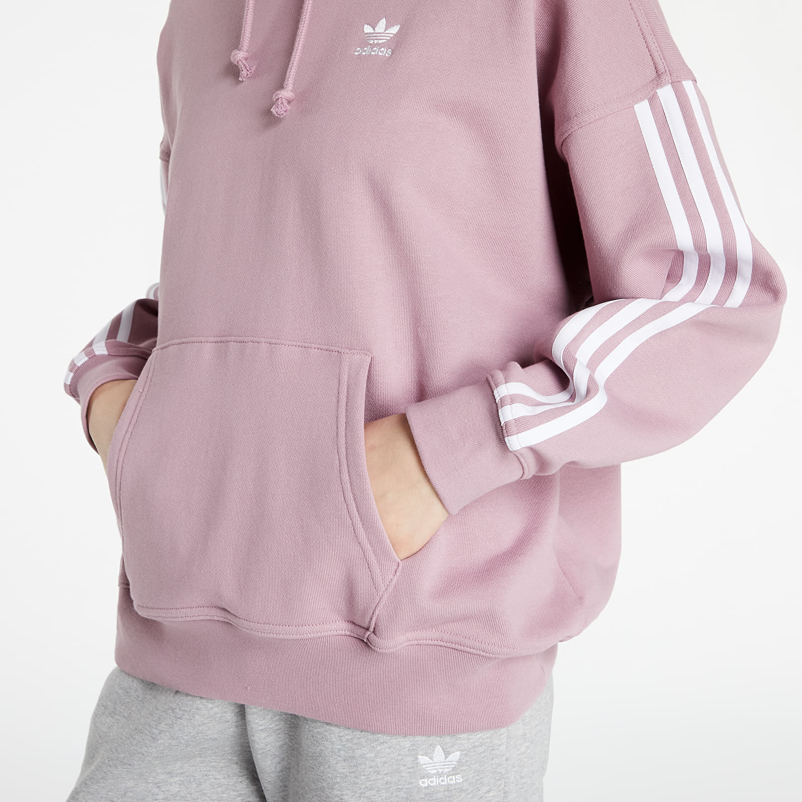 Mauve adidas hoodie new arrivals