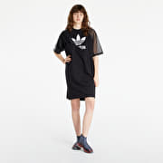 Adidas trefoil dress black online