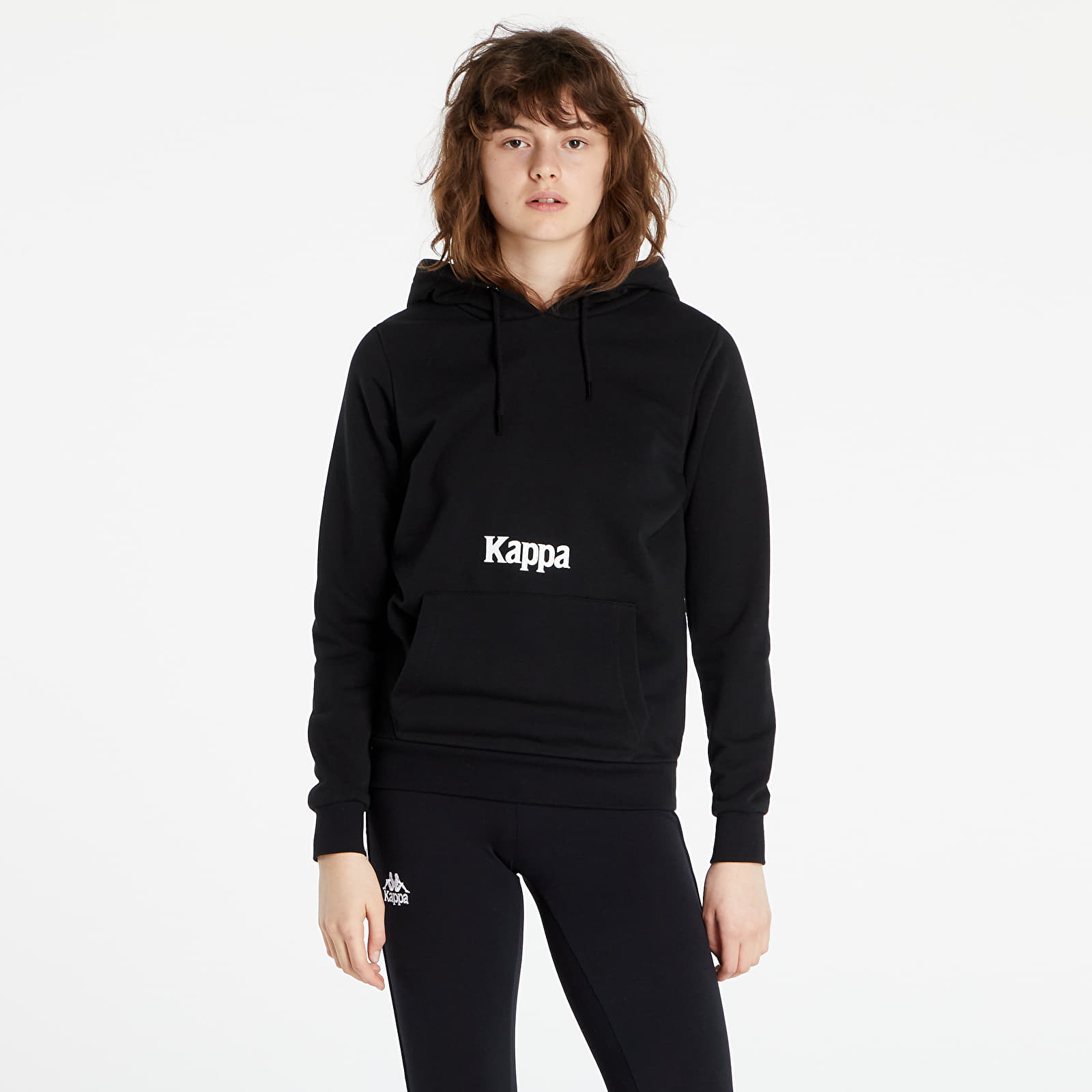 Sweatshirts Kappa Authentic Fin Fleece Jumper Black/ White