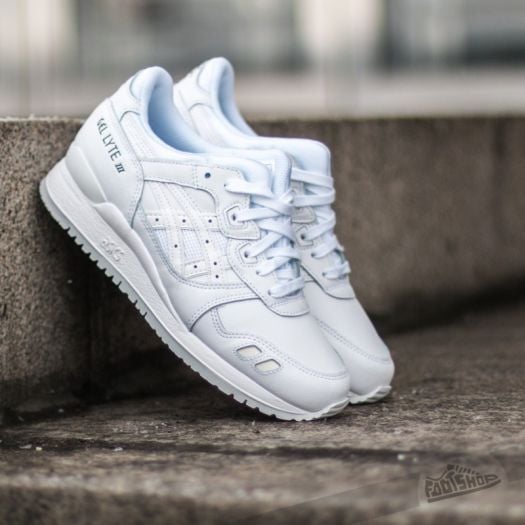 Plain white asics sale