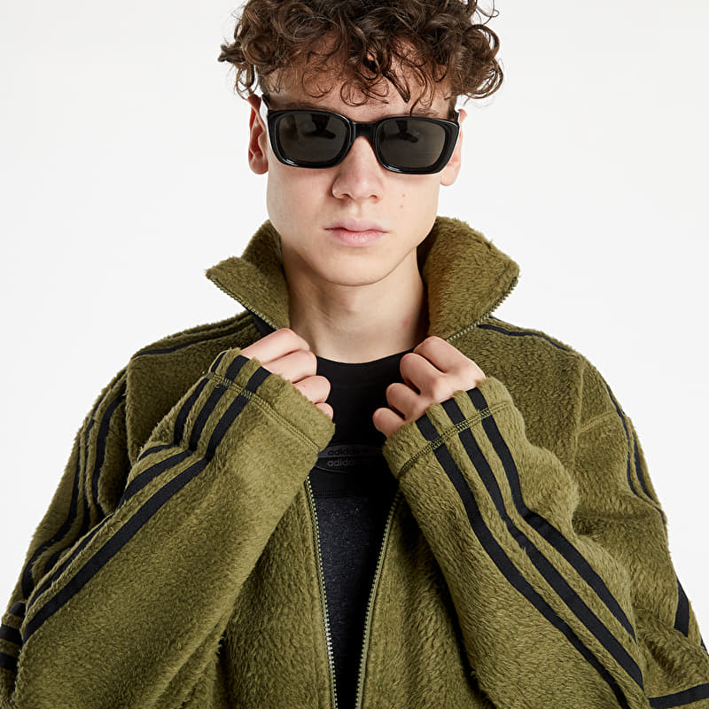 Sweatshirt adidas Sherpa Firebird Tracktop Focus Olive/ Black