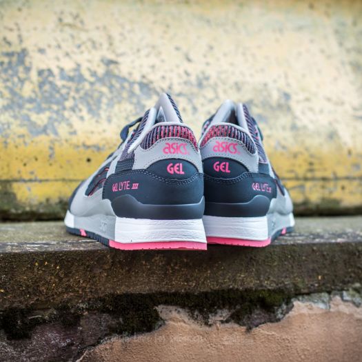 Herren Sneaker und Schuhe Asics Gel Lyte III Medium Grey Guava Footshop