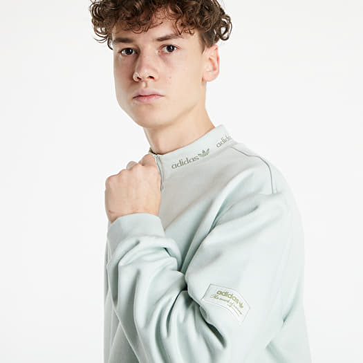 Adidas mint green top sweatshirt
