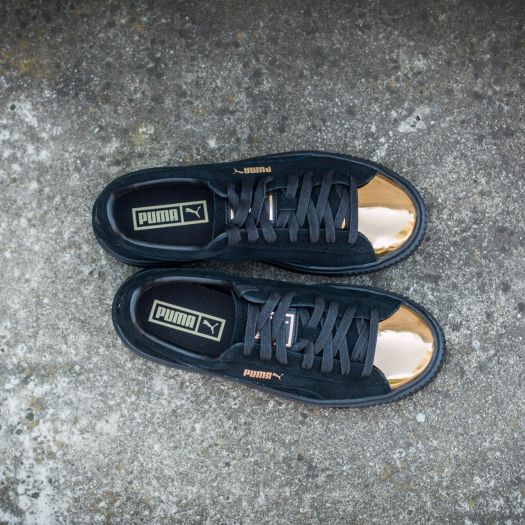 Puma suede gold toe on sale