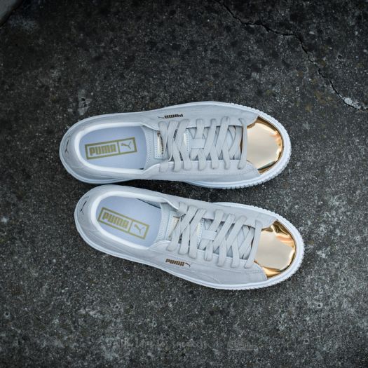 White pumas with gold tip discount