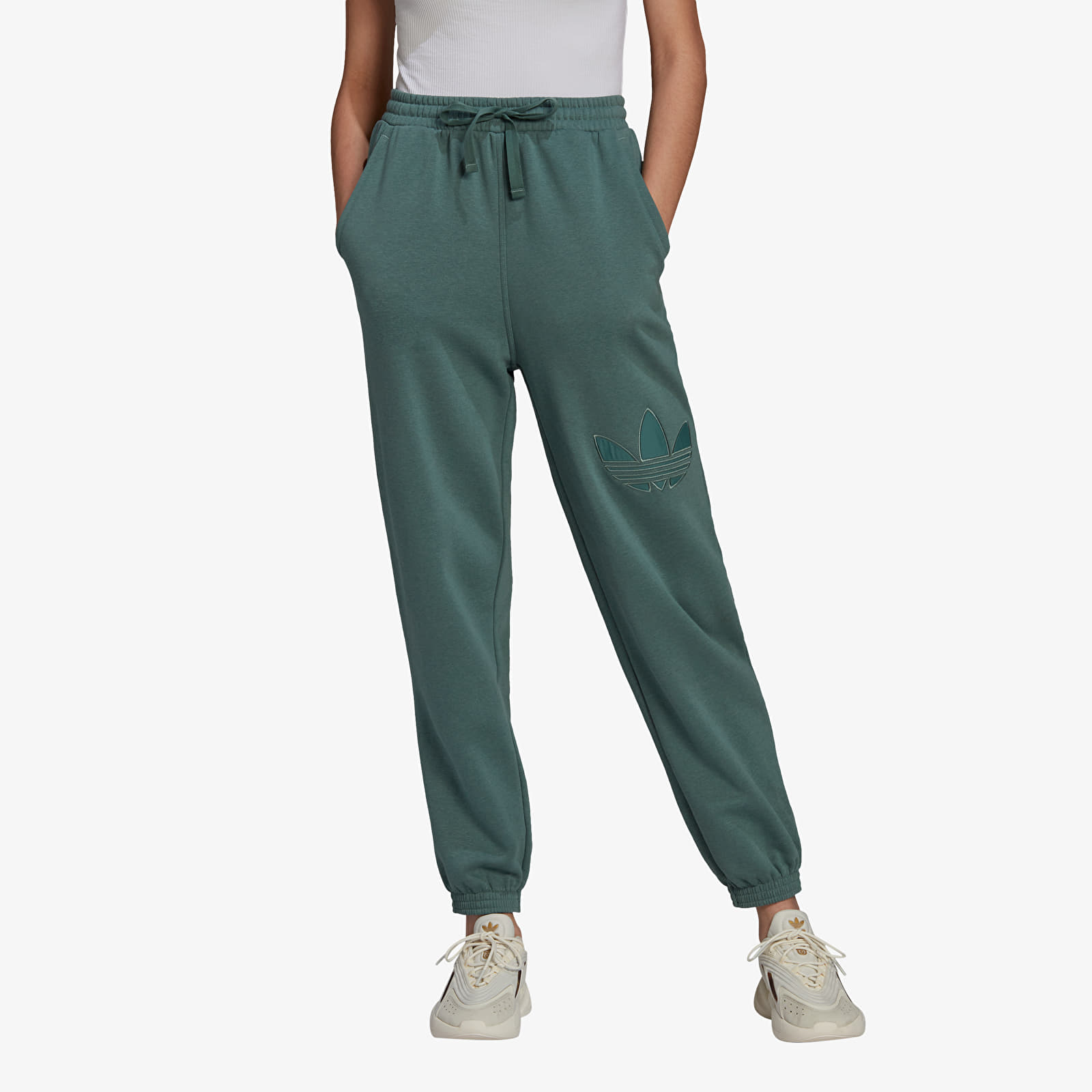 Pants and jeans adidas Cuffed Pants Tech Emerald Footshop