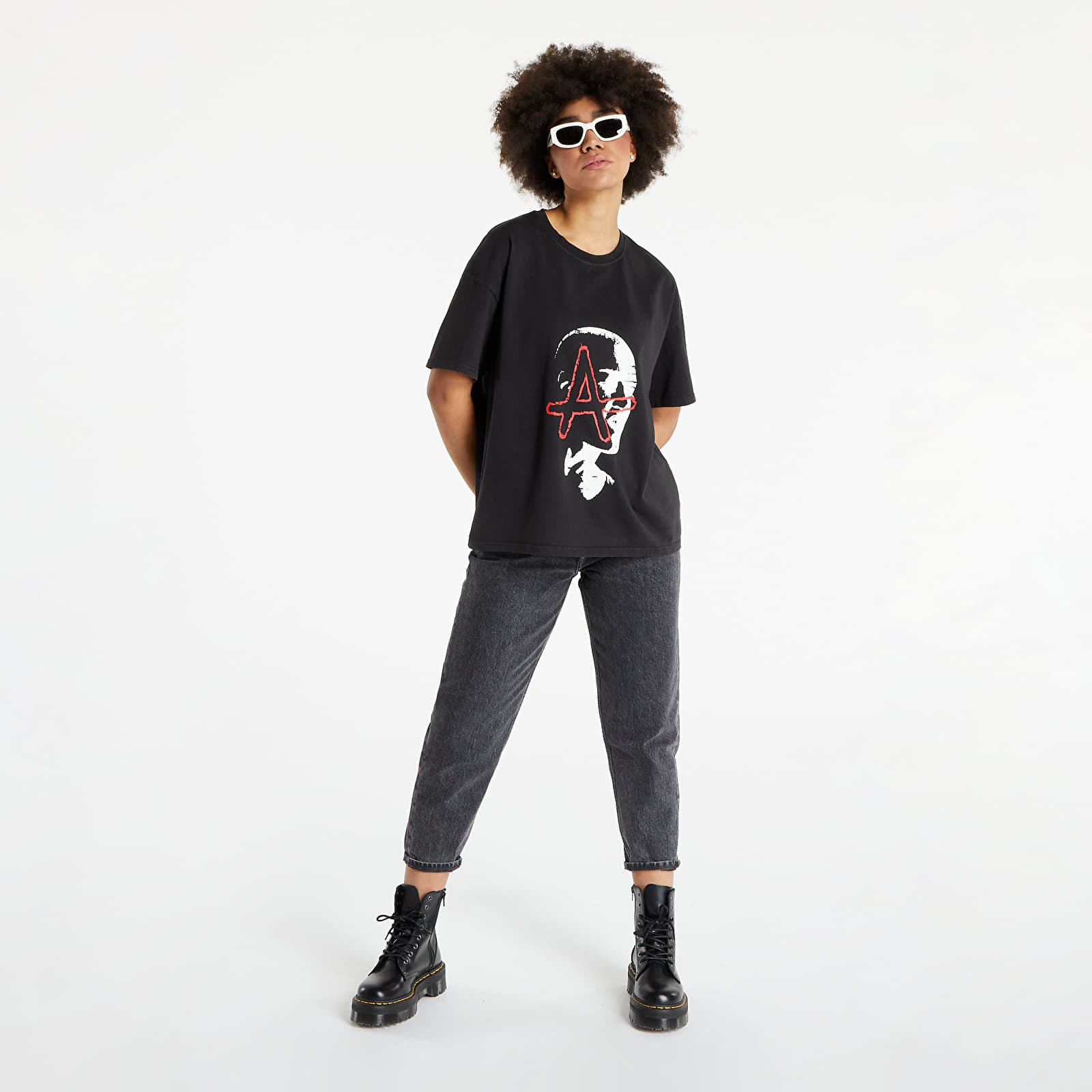 Marškinėliai Footshop x APEX Join The Alliance UNISEX T-Shirt Vintage Black/ White/ Red