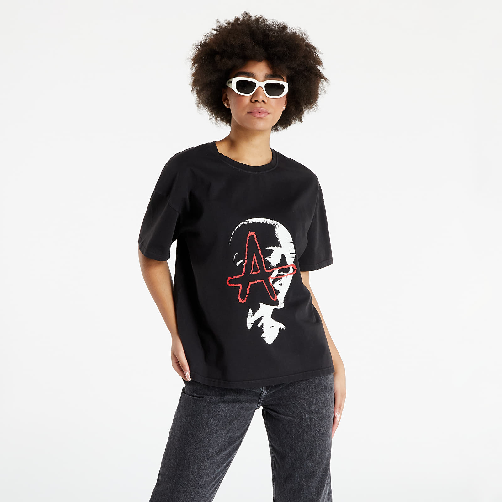 Marškinėliai Footshop x APEX Join The Alliance UNISEX T-Shirt Vintage Black/ White/ Red