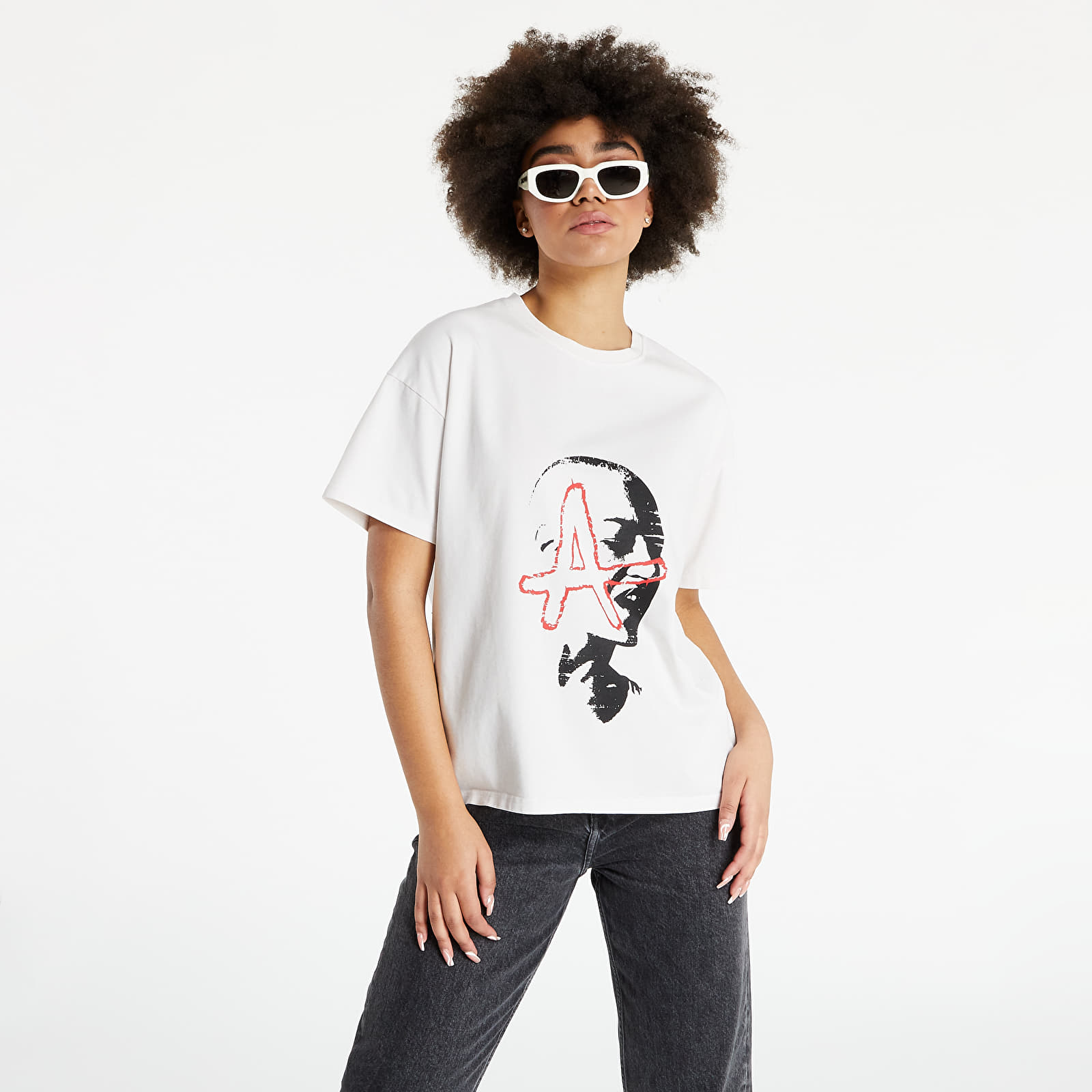 T-shirts Footshop x APEX Join The Alliance UNISEX T-Shirt Chalk White/ Black/ Red
