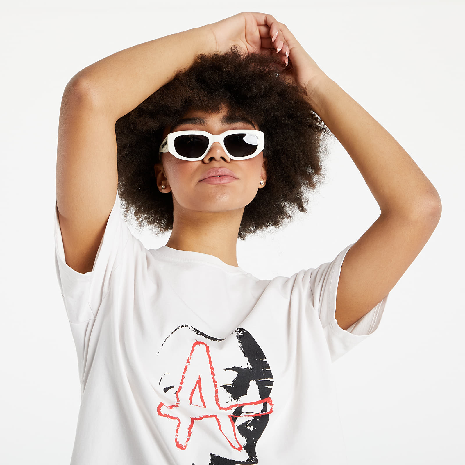T-shirts Footshop x APEX Join The Alliance UNISEX T-Shirt Chalk White/ Black/ Red
