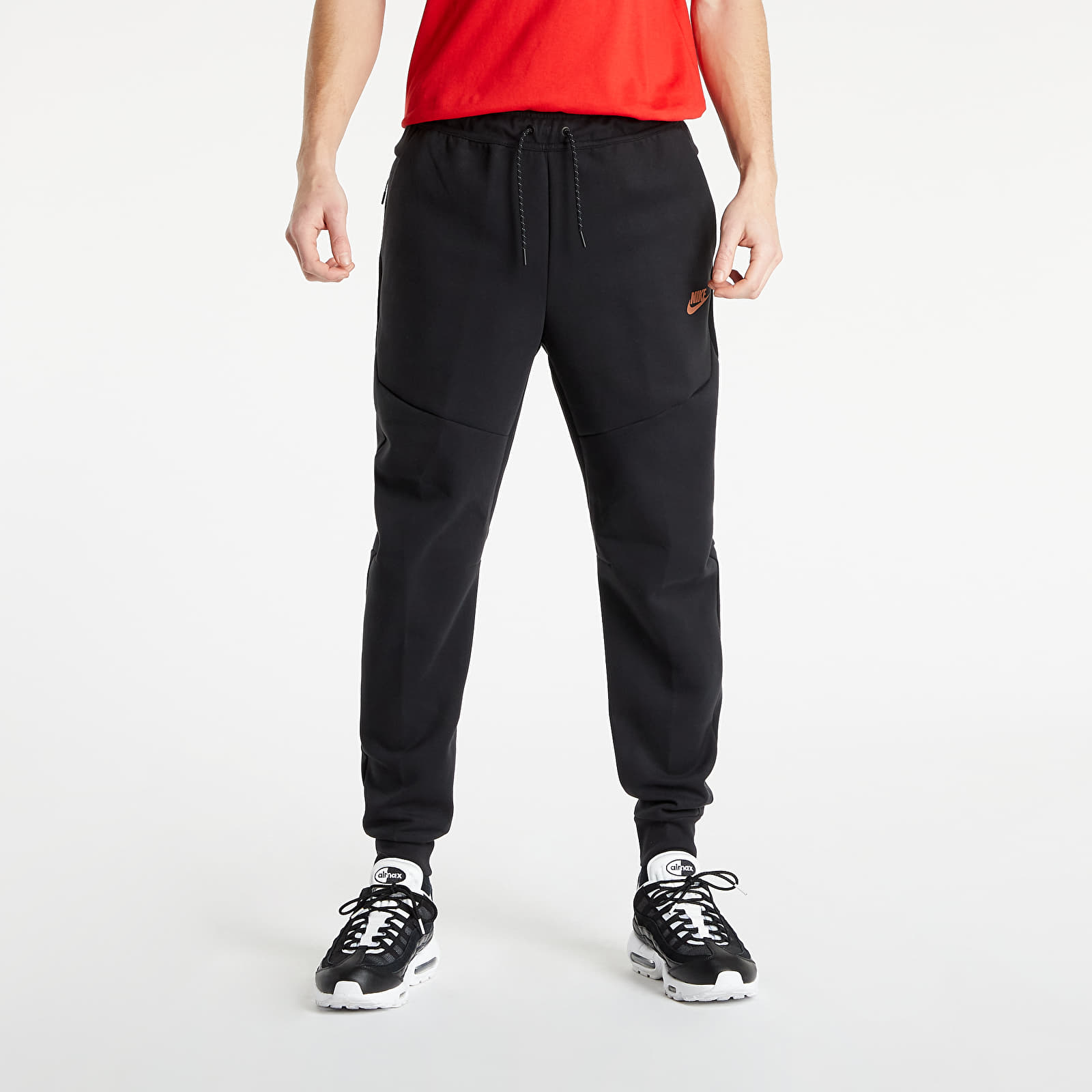 Džíny a kalhoty Nike Sportswear M NSW Tech Fleece Brushed Jogger Black