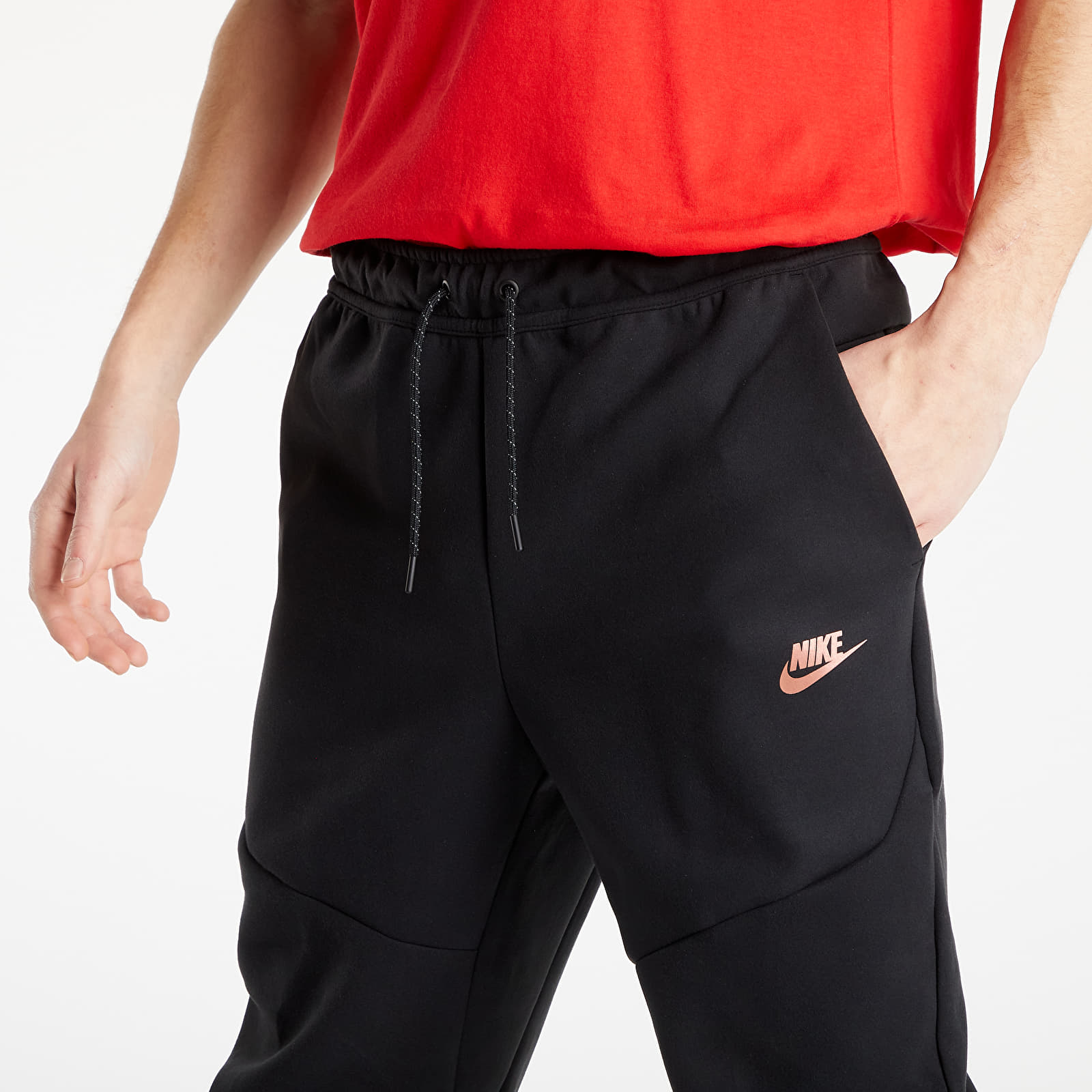 Džíny a kalhoty Nike Sportswear M NSW Tech Fleece Brushed Jogger Black
