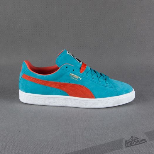 Men s shoes Puma Suede Classic bluebird tigerlily Footshop